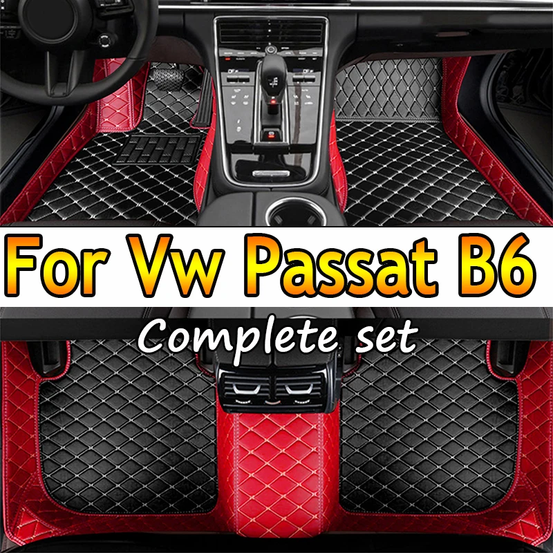 

Автомобильные коврики на заказ для Volkswagen Vw Passat B6 2005-2011 года, экологичные кожаные автомобильные аксессуары, детали интерьера