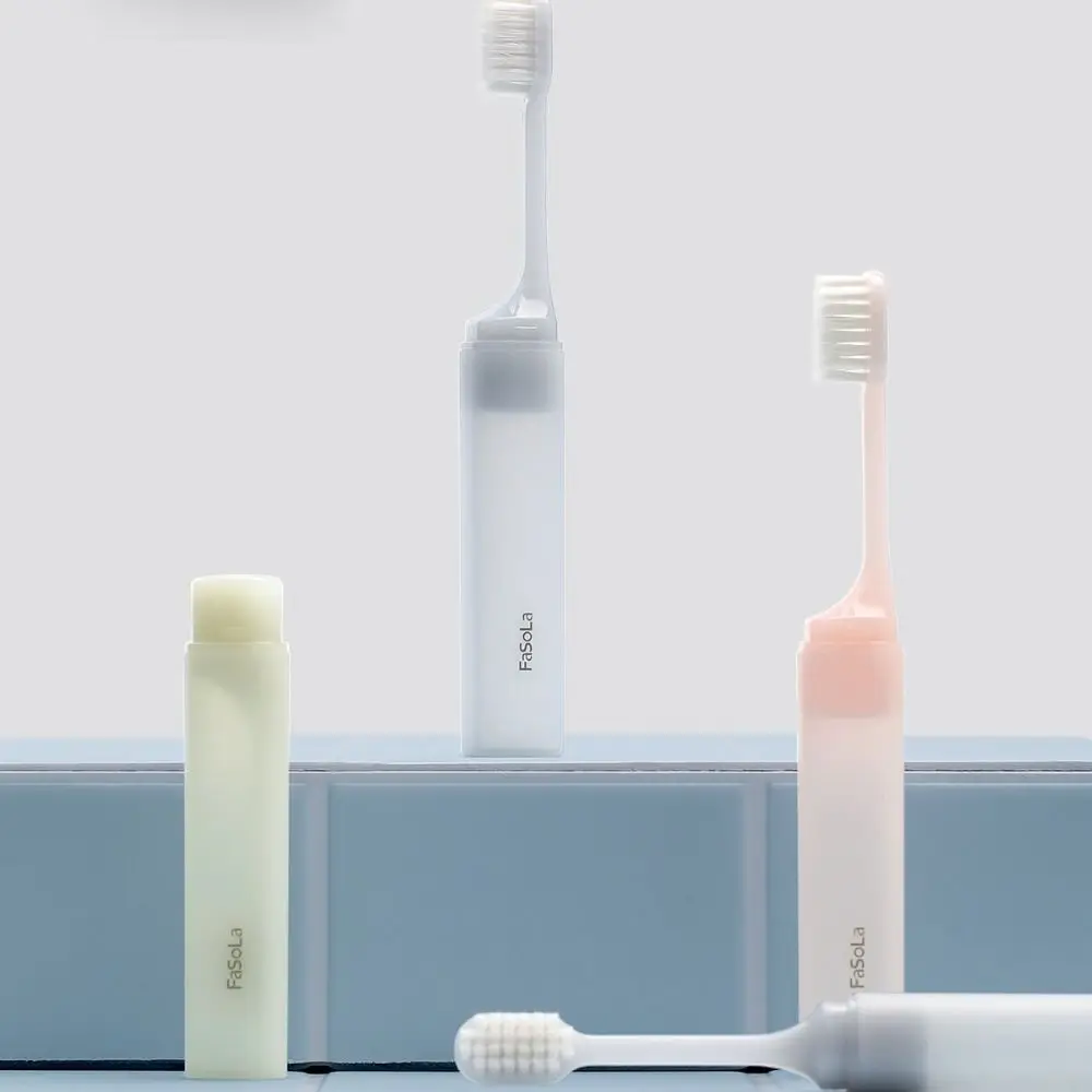 Portable Mini Travel Toothbrush Foldable Detachable Small Dental Brush Lightweight Soft Bristle Adult Toothbrush