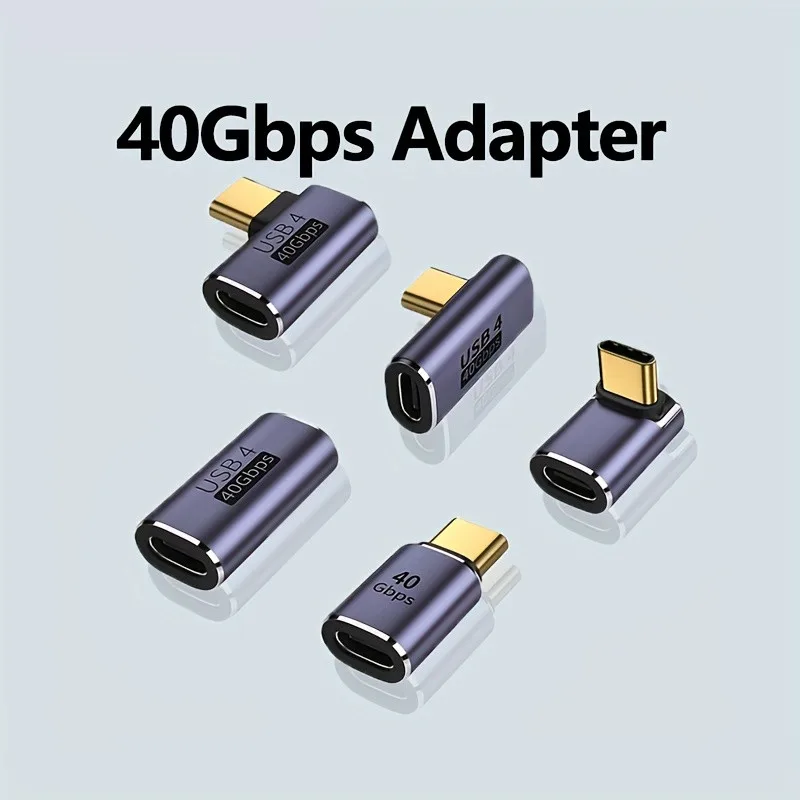 USB C удлинитель, 40 Гбит/с USB C адаптер, USB C Мужской ToFemale адаптер + USB C адаптер «Мама-мама» 100W 8K @ 60HZVideo Co