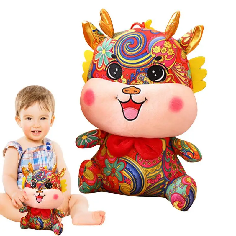 

Stuffed Dragon Plush Toy Zodiac Doll Gift Kids Toys Home Decoration Chinese Zodiac Dragon Plush Toy Perfect Gift ornaments