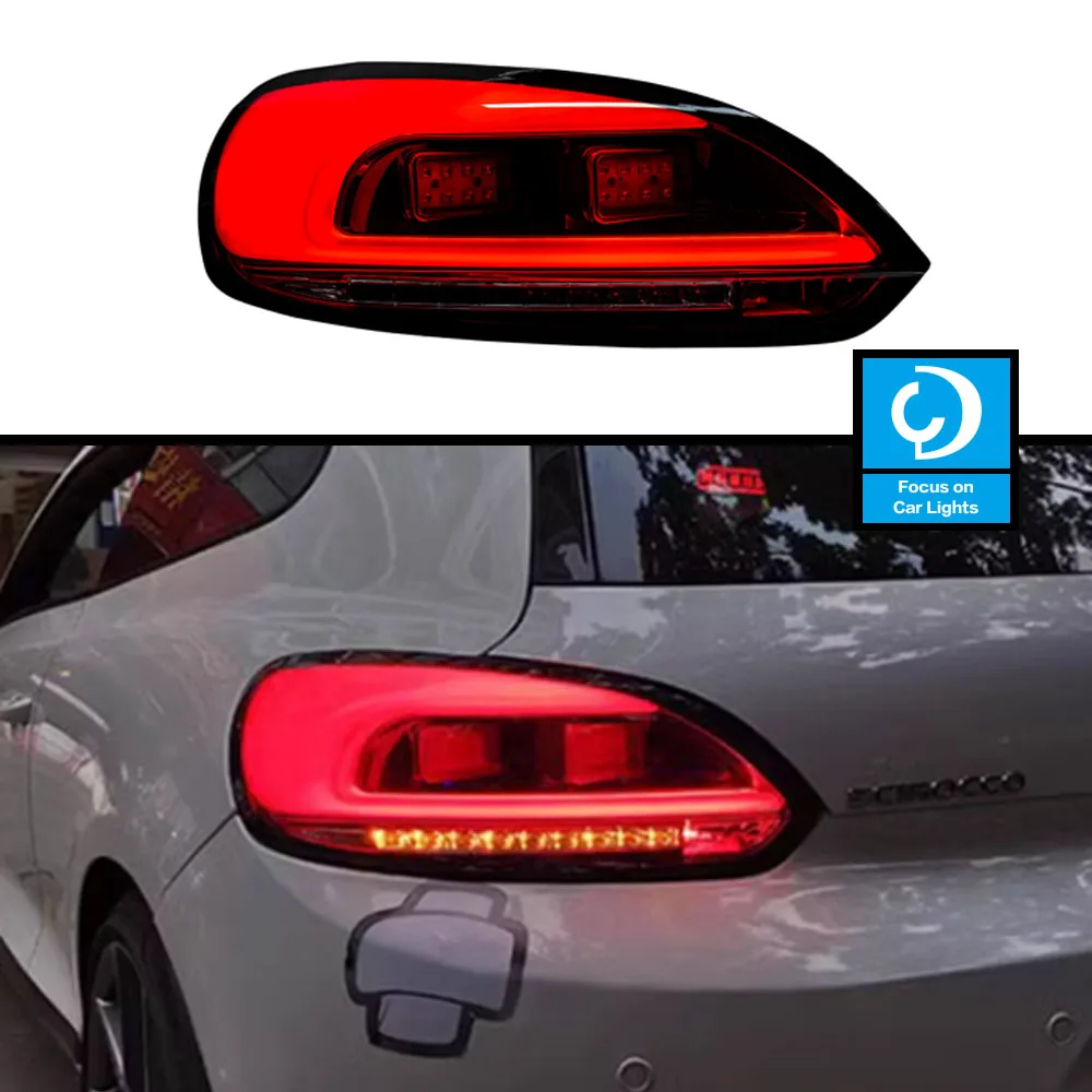 

AKD Taillights For VW Scirocco 2009-2016 Taillight Steering Signal Animation Assembly Upgrade Auto Accessories