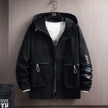 

2022Hooded Youth Windbreaker Men's Trendy Spring and Autumn New Jacket