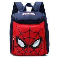 Aoger Anime Spiderman Design Backpack Frozen Cars Printing Boys Primary Children School Bag Kids Kindergarten Backpack Travel 5