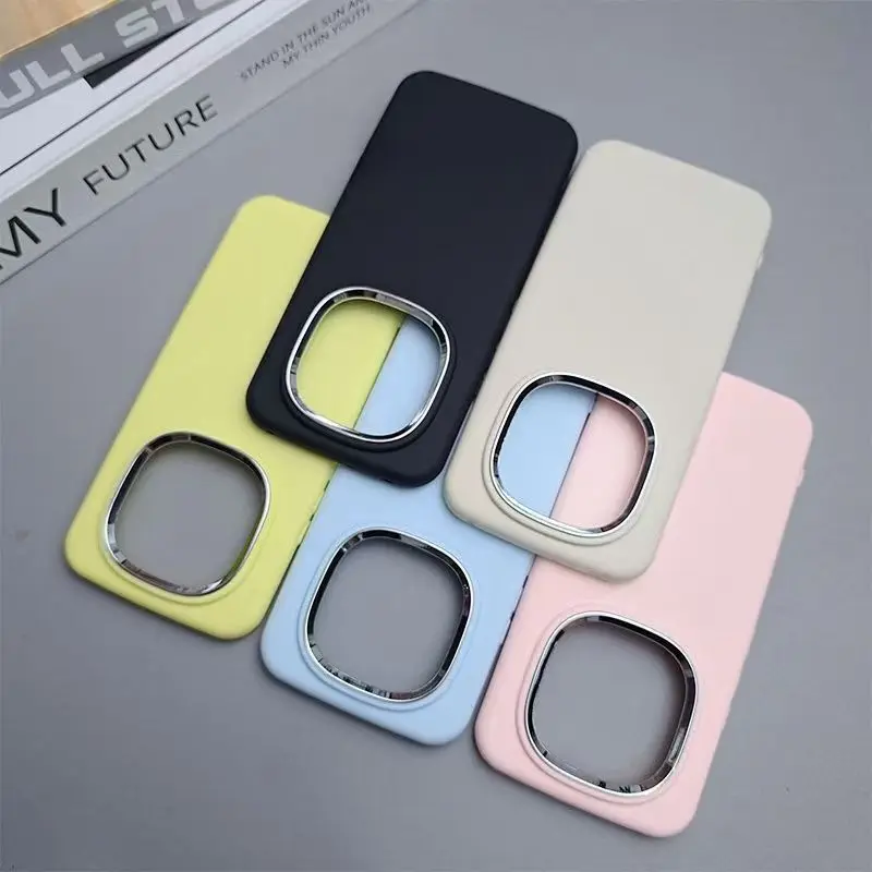 Fashion Matte Colorful Soft Edge Protective Back Cover