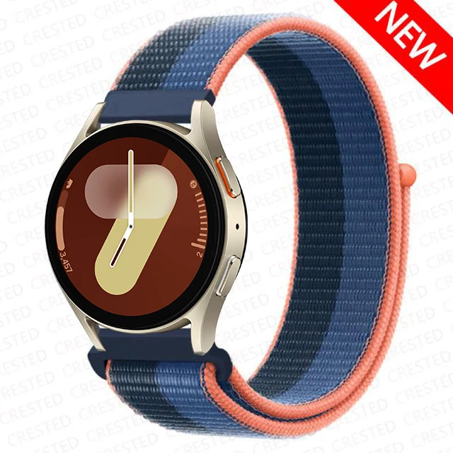 Versatile Nylon Loop Bracelet for Smartwatches - 22mm/20mm Band