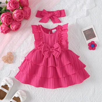 Ruffle Baby Dress Set 1