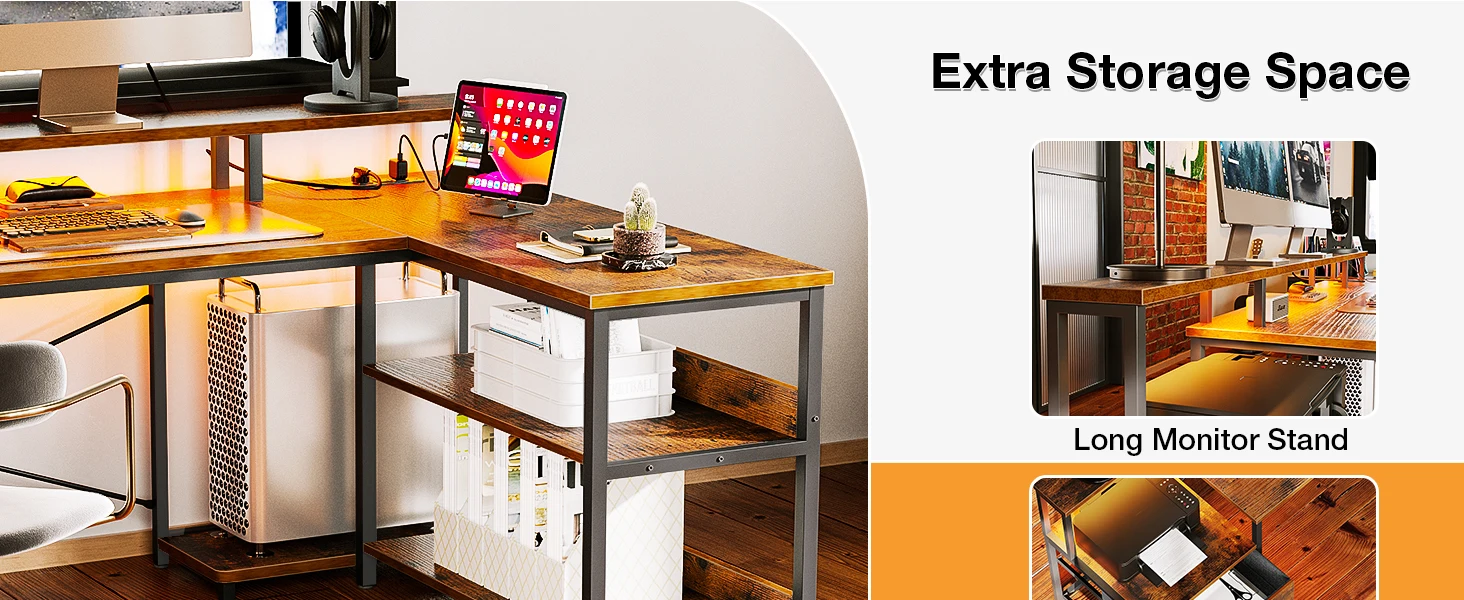 l shaped desk