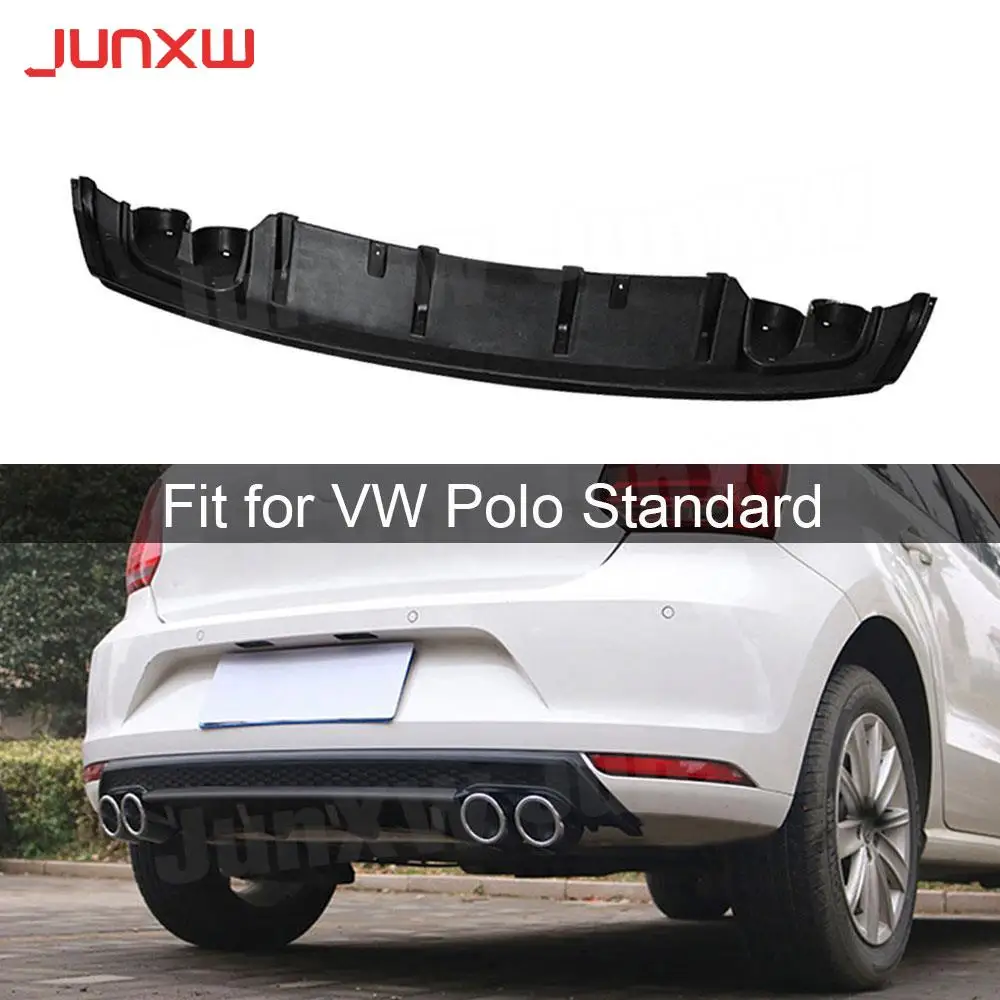 Pp Rear Lip Diffuser Spoiler For Volkswagen Vw Polo Standard 20152018