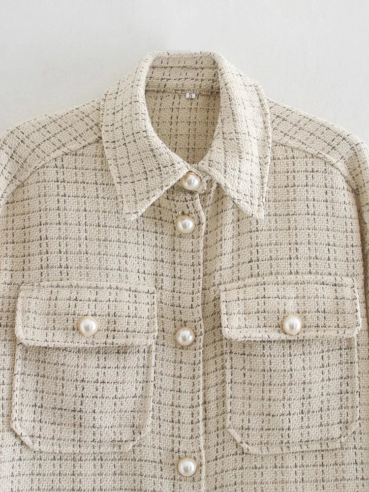 レディースウェア minuere tweed pearl button polo 617abpgnWoL._AC_AC_SY350_QL65_.jpg