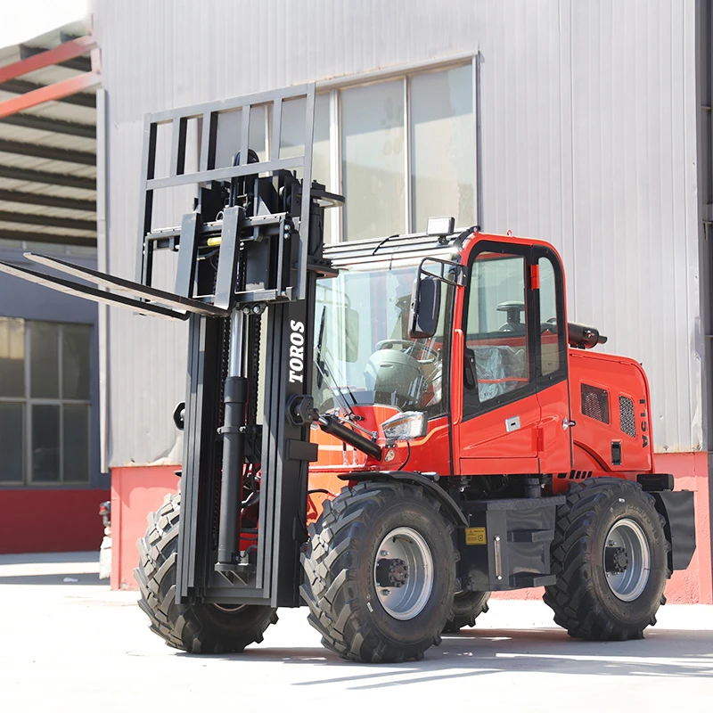 Off-Road-Gabelstapler Diesel Hochwertiger Offroad-Diesel-Gabelstapler 3,5 Tonnen Passen Sie raue, schnelle Lieferung an. Gelände-Gabelstapler