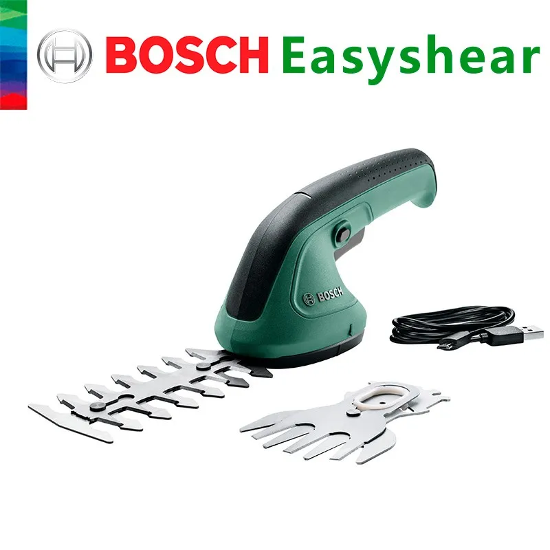 

Bosch 2 in 1 Recharge Electric Hedge Trimmer Cordless Lawn Mower Pruner Garden Tools Shears Shrub Trimmer for Grass