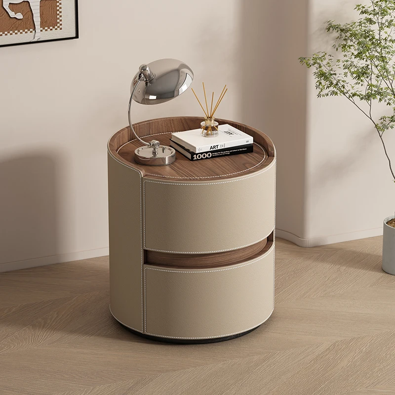 Table De chevet créative délicate, peu encombrante, ronde, pour chambre à coucher, minimaliste, esthétique, meubles De maison 1 Table De chevet créative délicate, peu encombrante, ronde, pour chambre à coucher, minimaliste, esthétique, meubles De maison 1