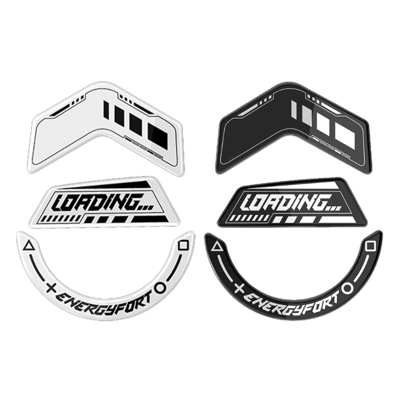 Наклейки для ног из закаленного стекла DN59 для легкой установки подушек для ног мыши G502