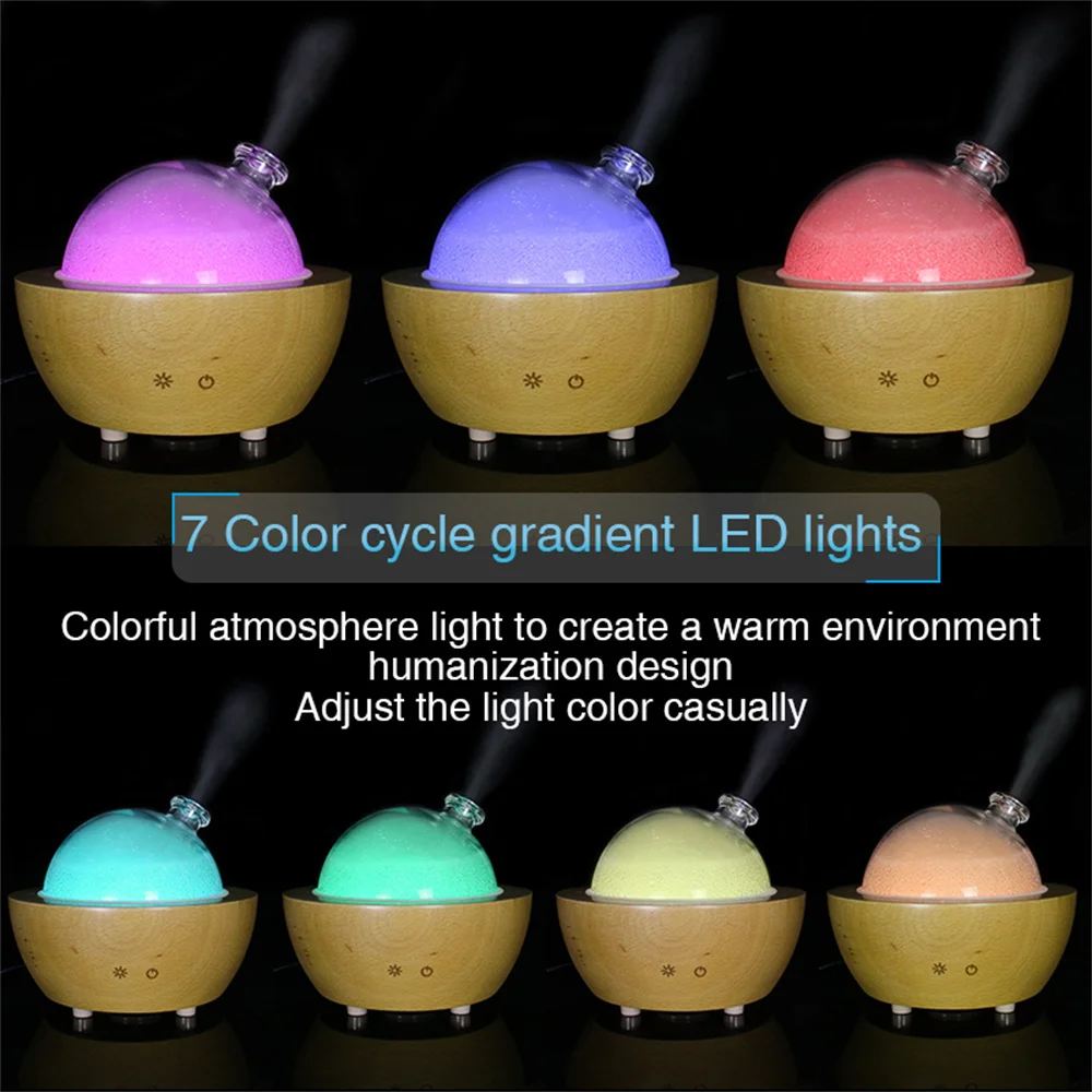 Aroma Diffuser With Essential Oil Atomiser And 7 Colour Lights_voghion.com