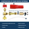ROUE Car Wash Foam Gun Snow Foam Cannon Foamer Lance Specialized Nozzle Pressure Washer For Karcher Huter Parkside Bosch Nilfisk 2