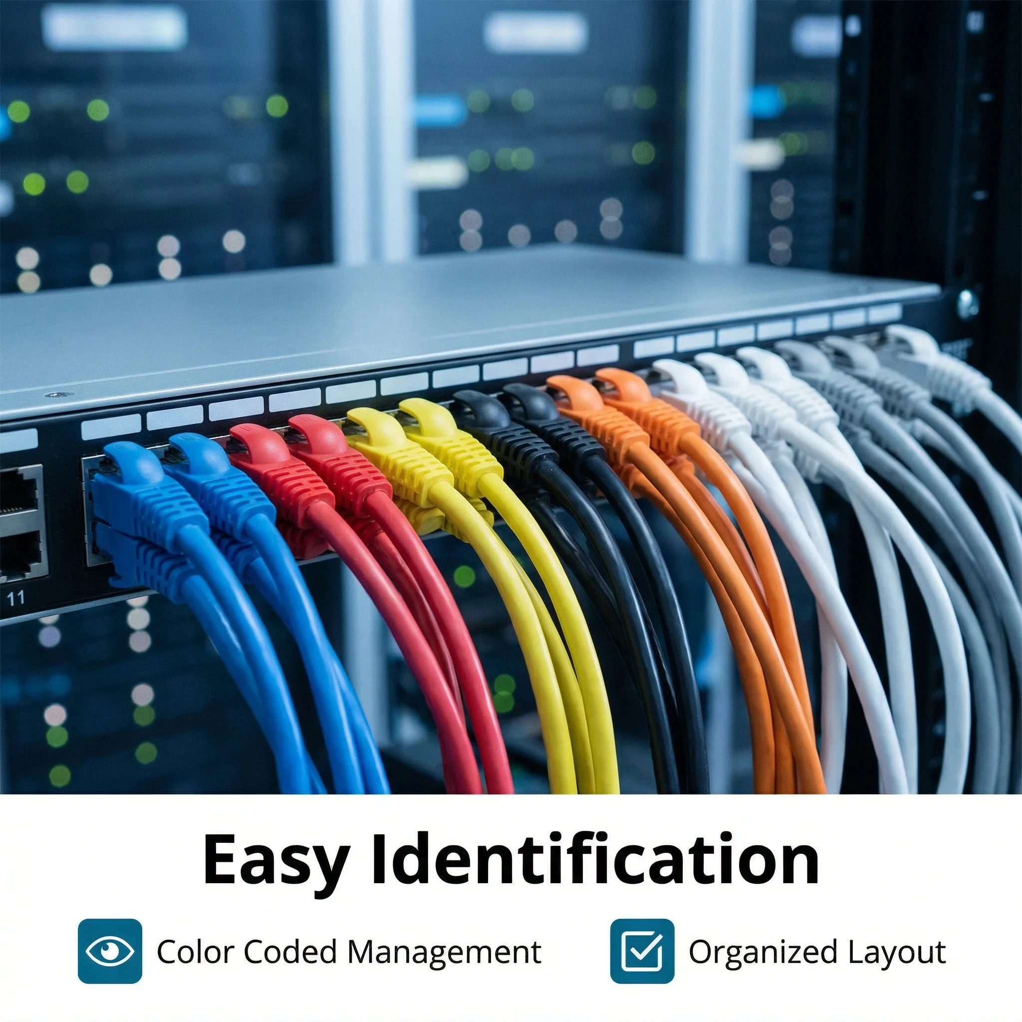 50개 RJ45 Cat6 CAT5E 비차폐 통과형 커넥터 및 스트레인 릴리프 부츠 키트 금도금 8P8C RJ45 모듈형 플러그