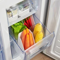 Bacs de rangement pour réfrigérateur, boîte de rangement de tri des aliments pour réfrigérateur, boîte de rangement d'assaisonnement transparente, organisateur de rangement pour réfrigérateur de cuisine 4