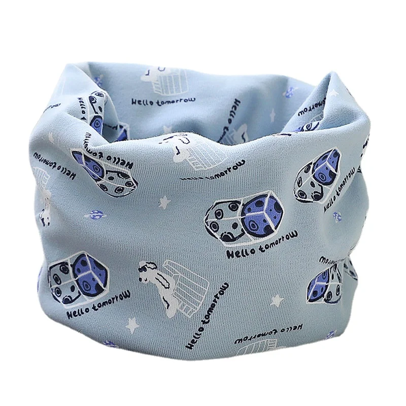 Spring Autumn Winter Baby Scarf for Boys Girls Infant Scarves Children's Cotton Scarf Kids Warm O Ring Magic Neckerchief