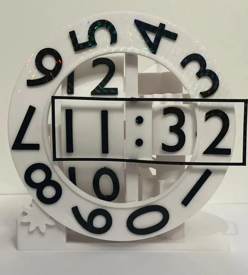 Home Modern Creativity Clock 3D Printed Living Room Bedroom Home Decoration Desktop Ornaments Gift Ideas Ornaments Table Clocks