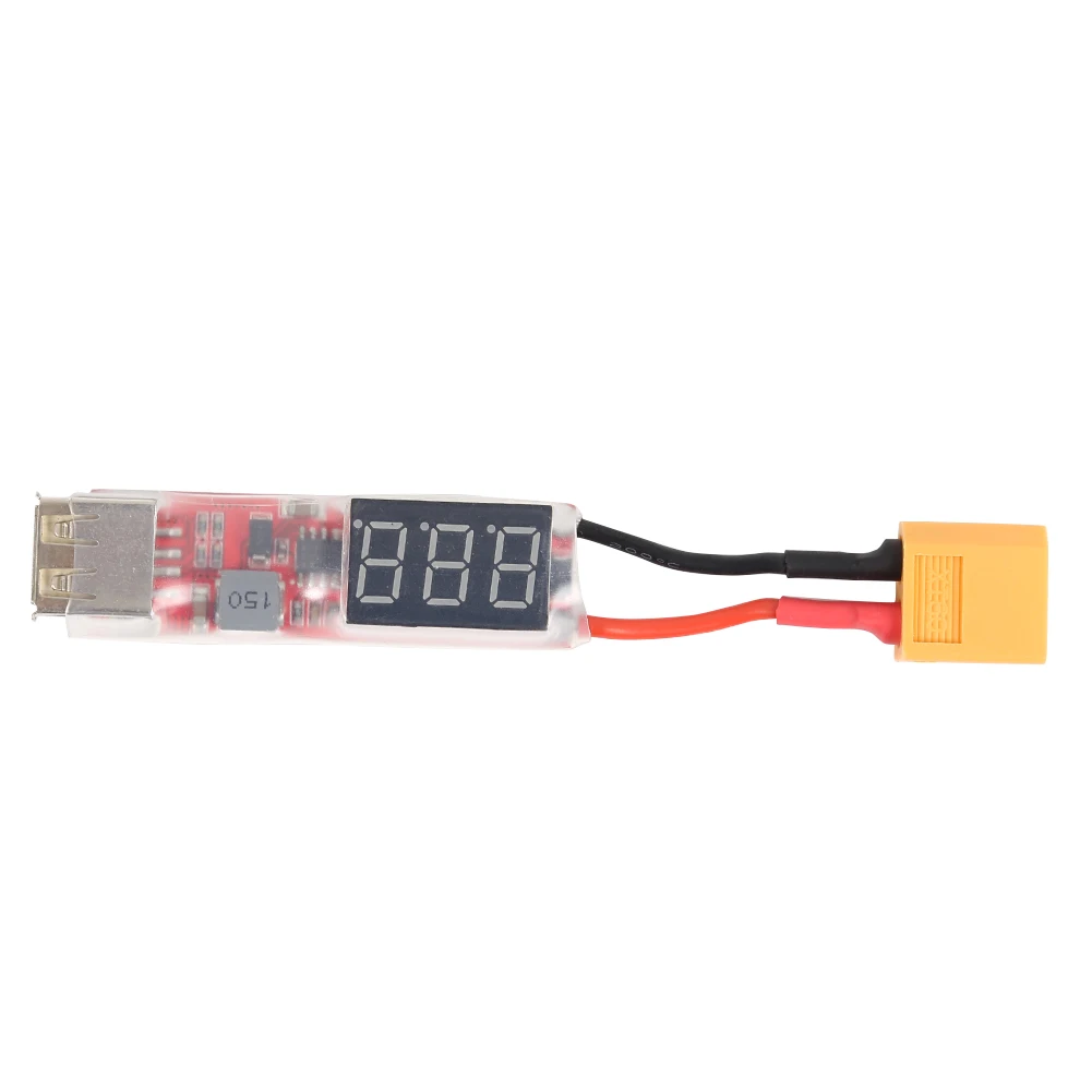 2S-6S Lipo Lithium Battery XT60 Plug To USB Charger Converter with Voltage Display Charging Protection Board for Phones Tablet