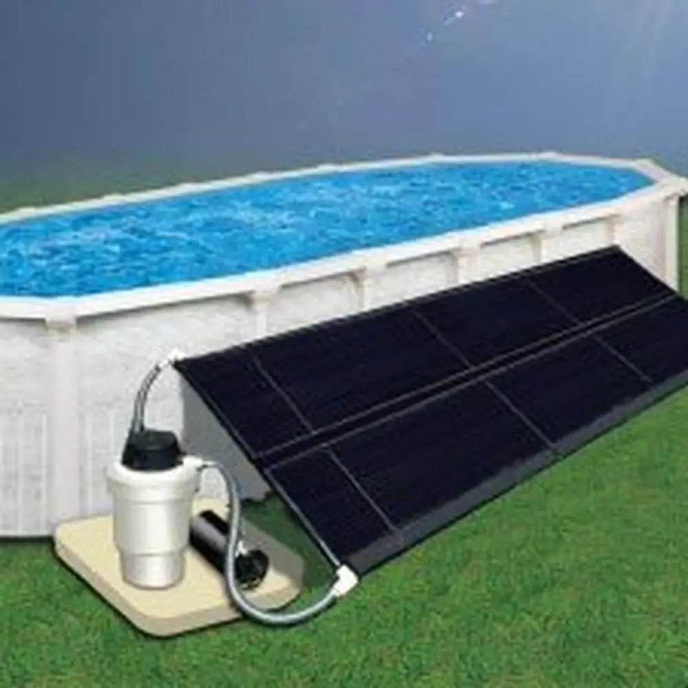 Above Ground Swimming Pool Solar Heating System Kit 5' x 20' Green Energy Easy Installation Multiple Collectors Increase
