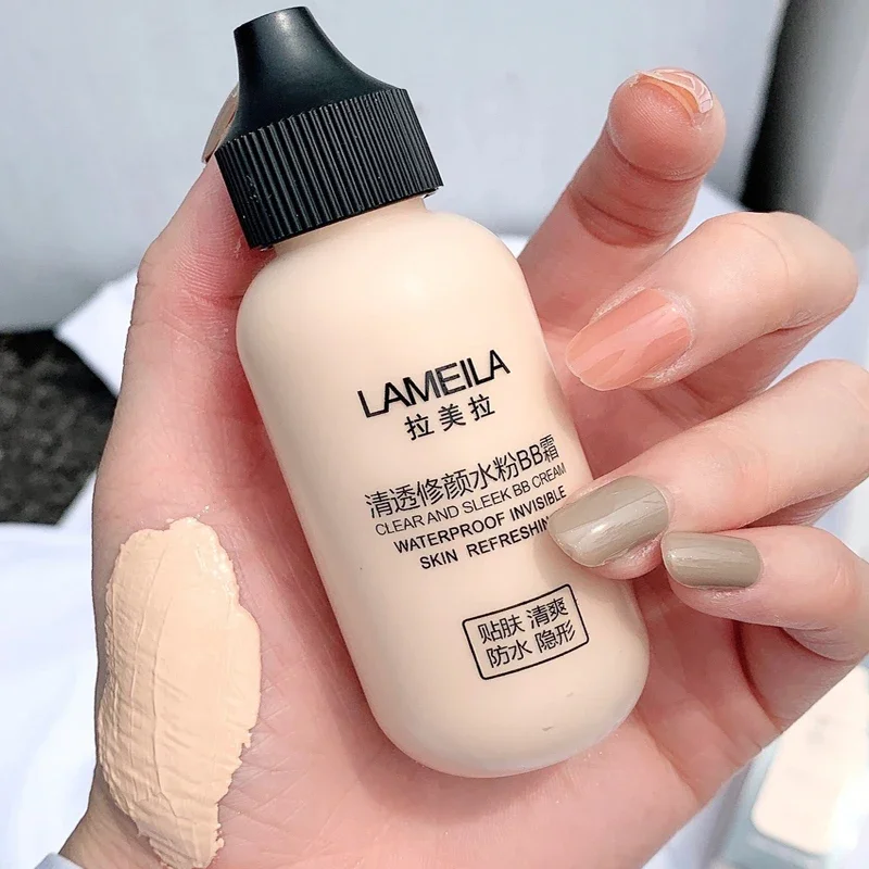 Face Foundation Cream Full Concealer Makeup Waterproof Base Brighten Cover Dark Circles Cosmetic liquid foundation,waterproof foundation,makeup cream,makeup cosmetics