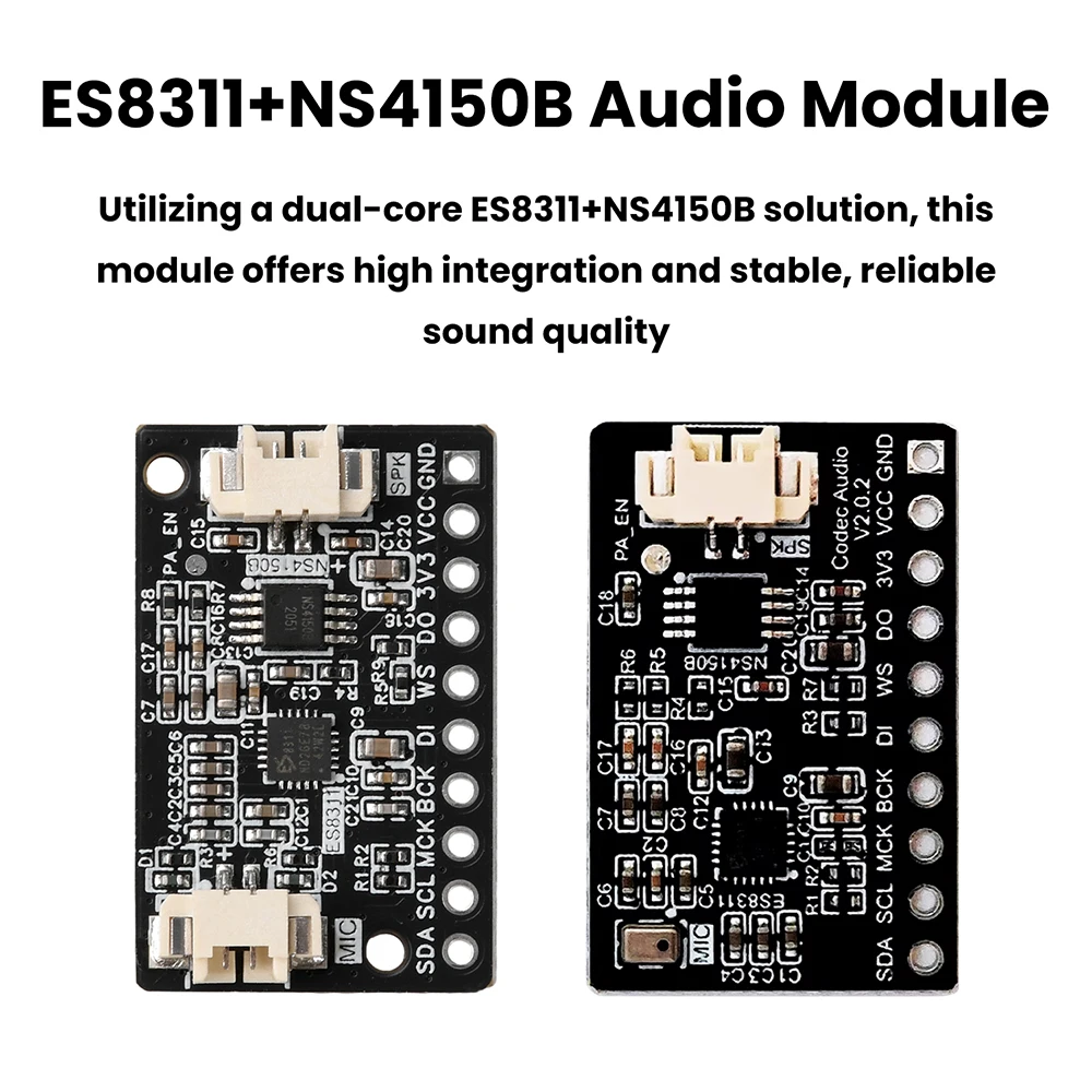 Enhanced Audio Codec Amplifier Module with Digital Mic and Speaker Compatibility
