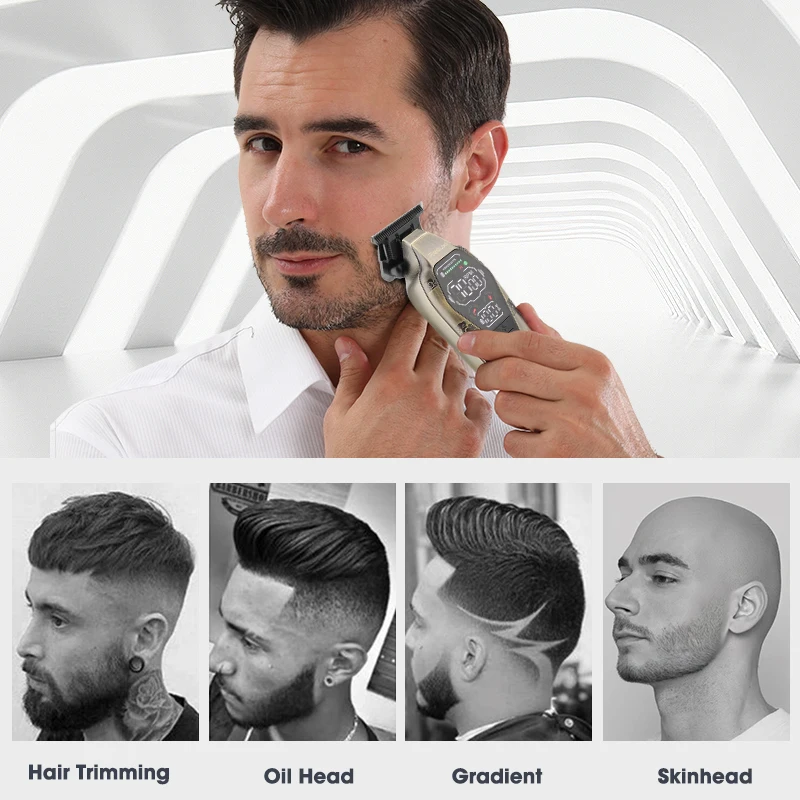 Powder Metallurgy Electric Metal Oil Hair Clipper Hair Salon Electric Hair Clipper 2