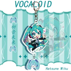 Kawaii Vocaloid Acrylic Keychain Pendants - Anime Character Figures Collection (MK03 - Miku)