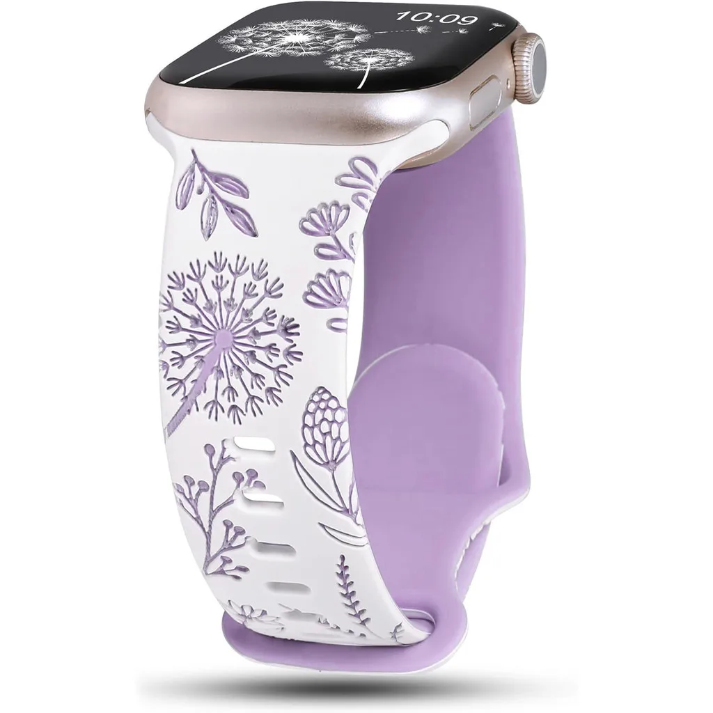 Engraved Silicone Band with Strap
