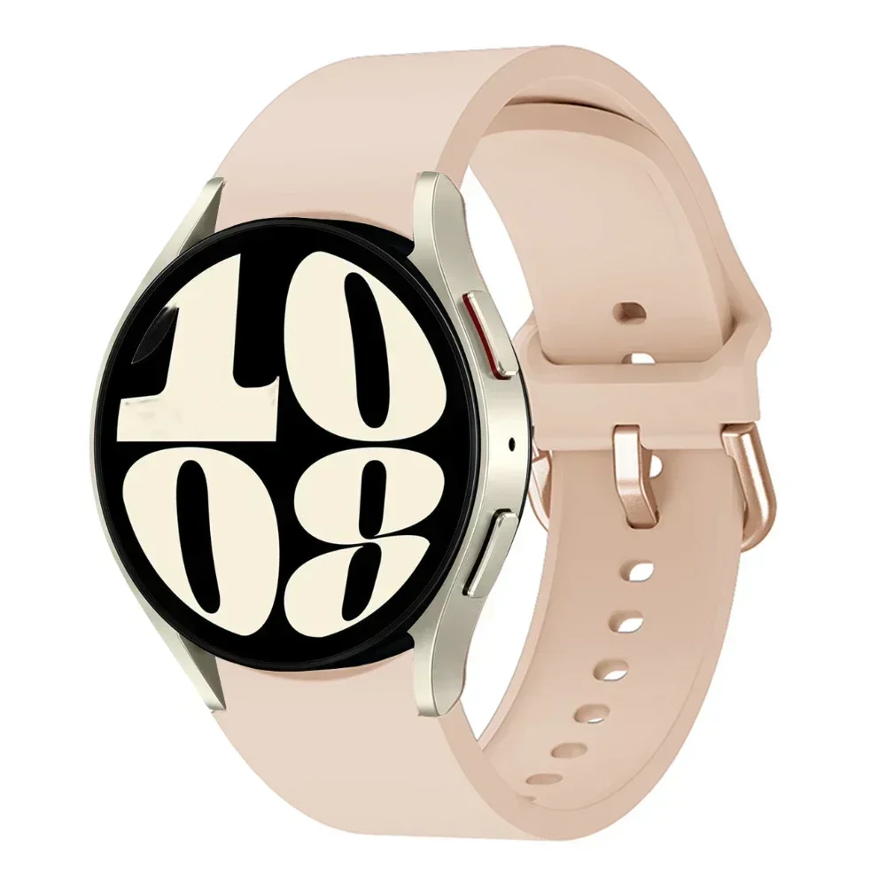 Sleek 20mm Silicone Watch Strap - Premium Wristband