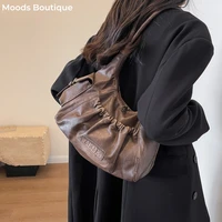 sac de luxe femme sac bandoulière femme sac de marque luxe femme DistMurcia-Sacs à main plissés vintage pour femmes, sac hobo rétro, design de luxe, grande capacité, initié, hiver, nouveau, 2024 1