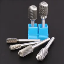 

C Type 1pc Head Tungsten Carbide Rotary File Tool Point Burr Die Grinder Abrasive Tools Drill Milling Carving Bit Tools Set