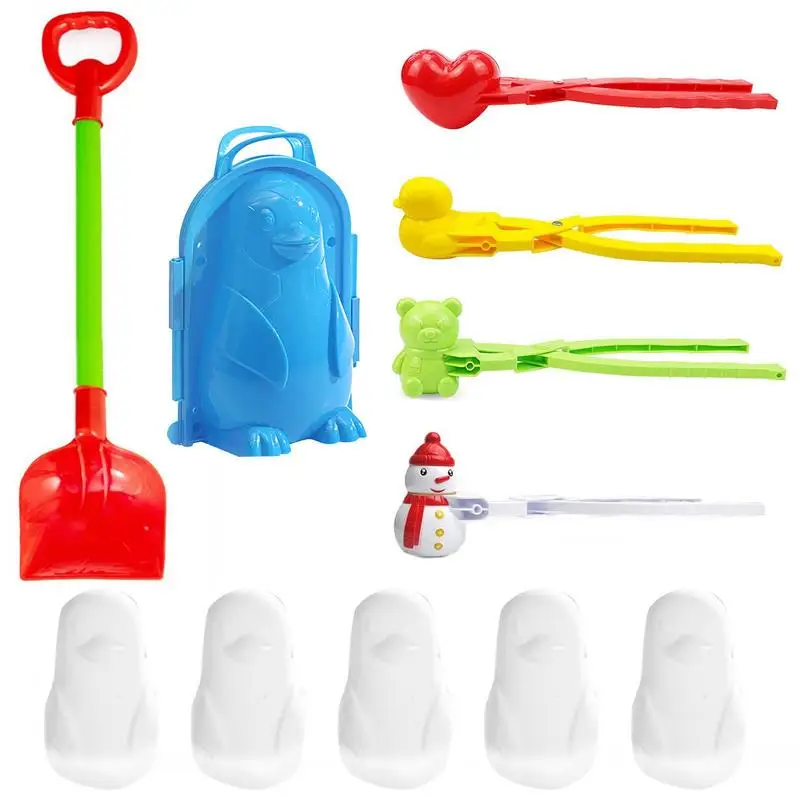 

Maker Clip 6pcs Portable Mold Maker Sturdy Clip Reusable Fight Maker Tool Clip Multifunctional Winter Snow Games For Kids Fight