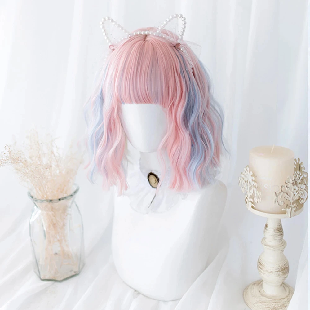 Synthetic Short Wave Wig for Women Daily Party