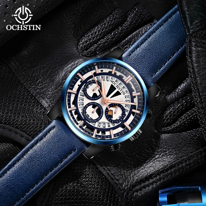 Ochstin original brand pilot series business high-end watches multi-functional quartz movement quartz men's watches