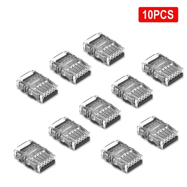 Connecteur De Bande Led Rgb 100, 2/3/4/5/6 Broches, Rallonge Électrique, 5  À 5050 Pièces - Connecteurs - AliExpress