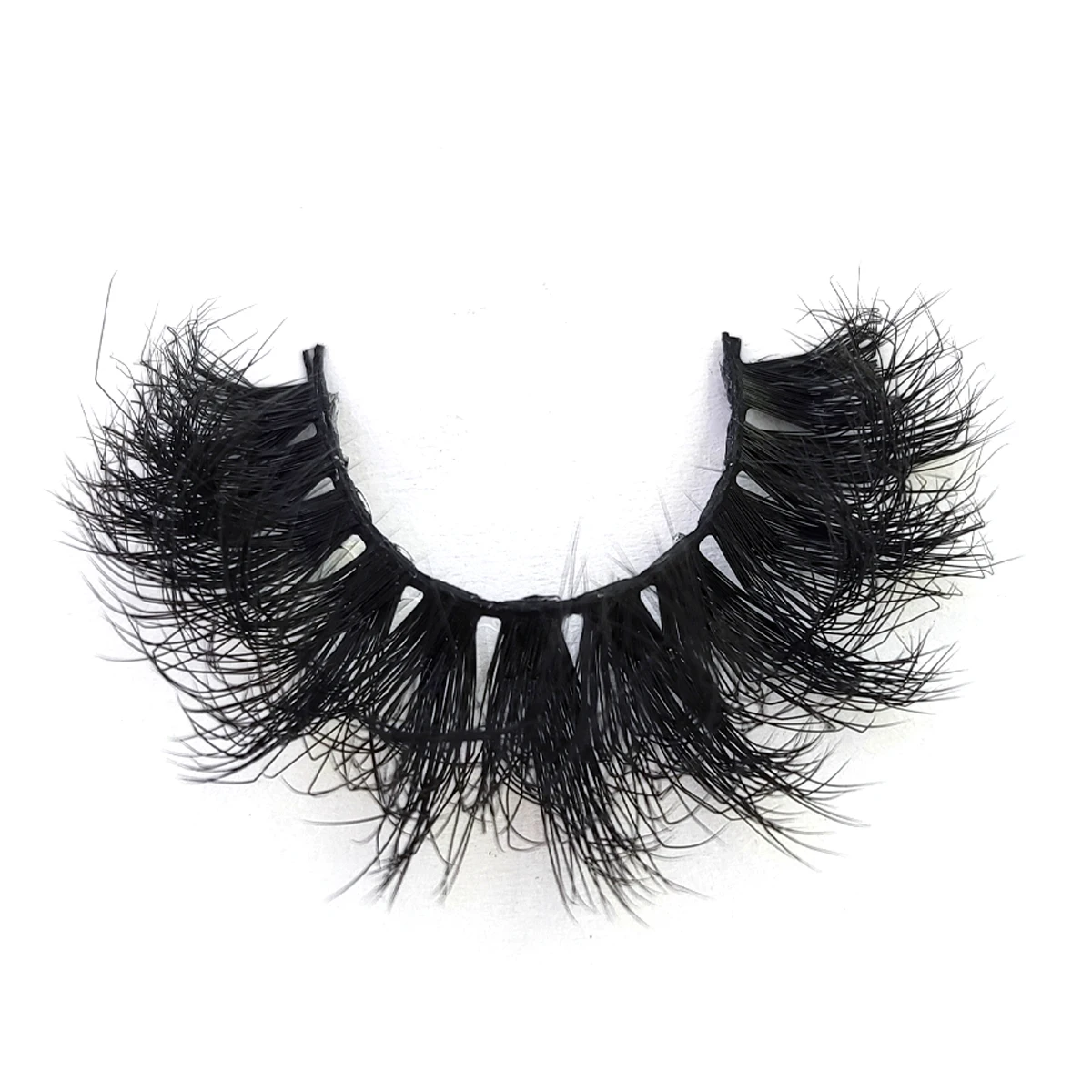 HBZGTLAD 5/8 Pairs of Natural Russian Striped Mink Lashes 3D False Lashes Volume Wavy False Lashes Eyelash Extensions Makeup