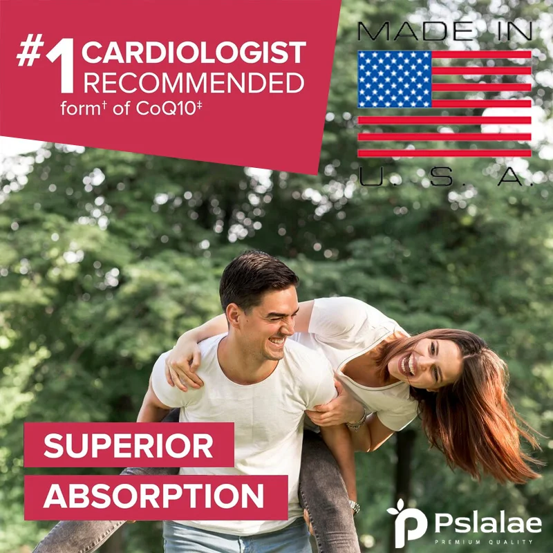 CoQ10 Capsules 100mg Energy Production Heart Health Cardiovascular Health Antioxidant Coq10 Capsules