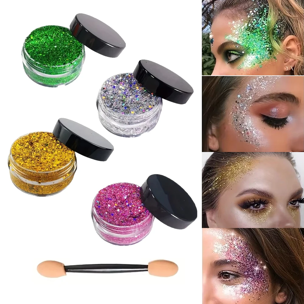 Radiant 10g Glitter Powder for Hair, Body & Eye Makeup – Perfect for DIY, Stage Performances & Music Festivals