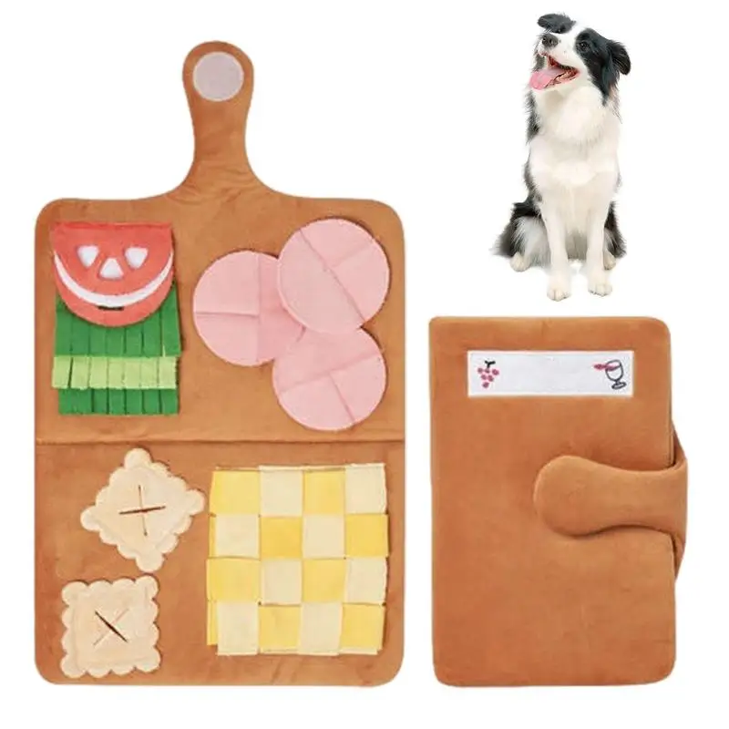 

Коврик для активности собаки складной прочный коврик для питомцев креативное меню скрыть еду плюшевые игрушки моющиеся коврики для дрессировки собак