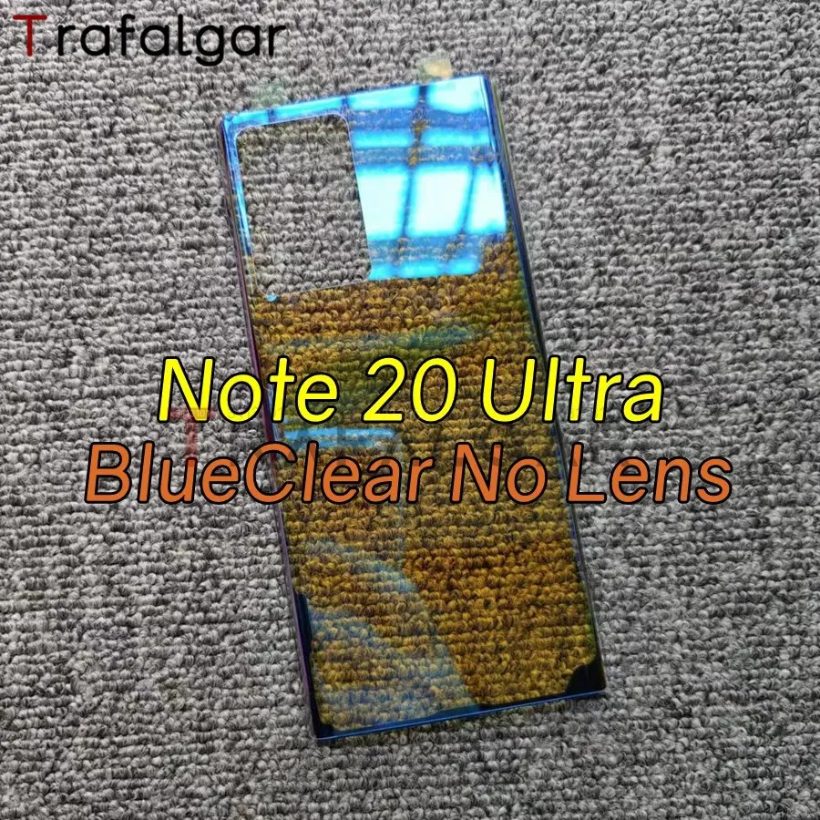 Clear Glass Back Cover For Samsung Galaxy Note 20 Ultra Battery Cover Panel Rear Housing Case Camera Lens Replacement camera lens cover,phone back cover,glass phone back cover,phone camera lens,glass battery cover,samsung phone case