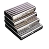 3 Sizes 84mm Length Cigarette Box Portable High Quality Wave Brass Metal Cigarette Case Mini Box Silver Golden Color 1
