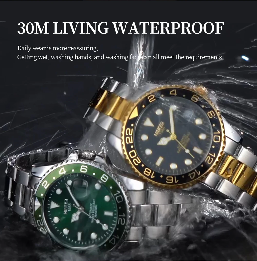Mechanical Analog Watch 2597 Nibosi