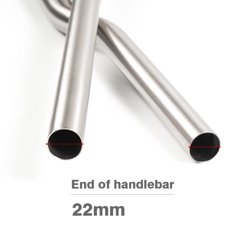 Ti Bicycle Handlebar Swallow-shaped Titanium Mountain MTB Bike MTB Riser Handle Bar 31.8 25.4