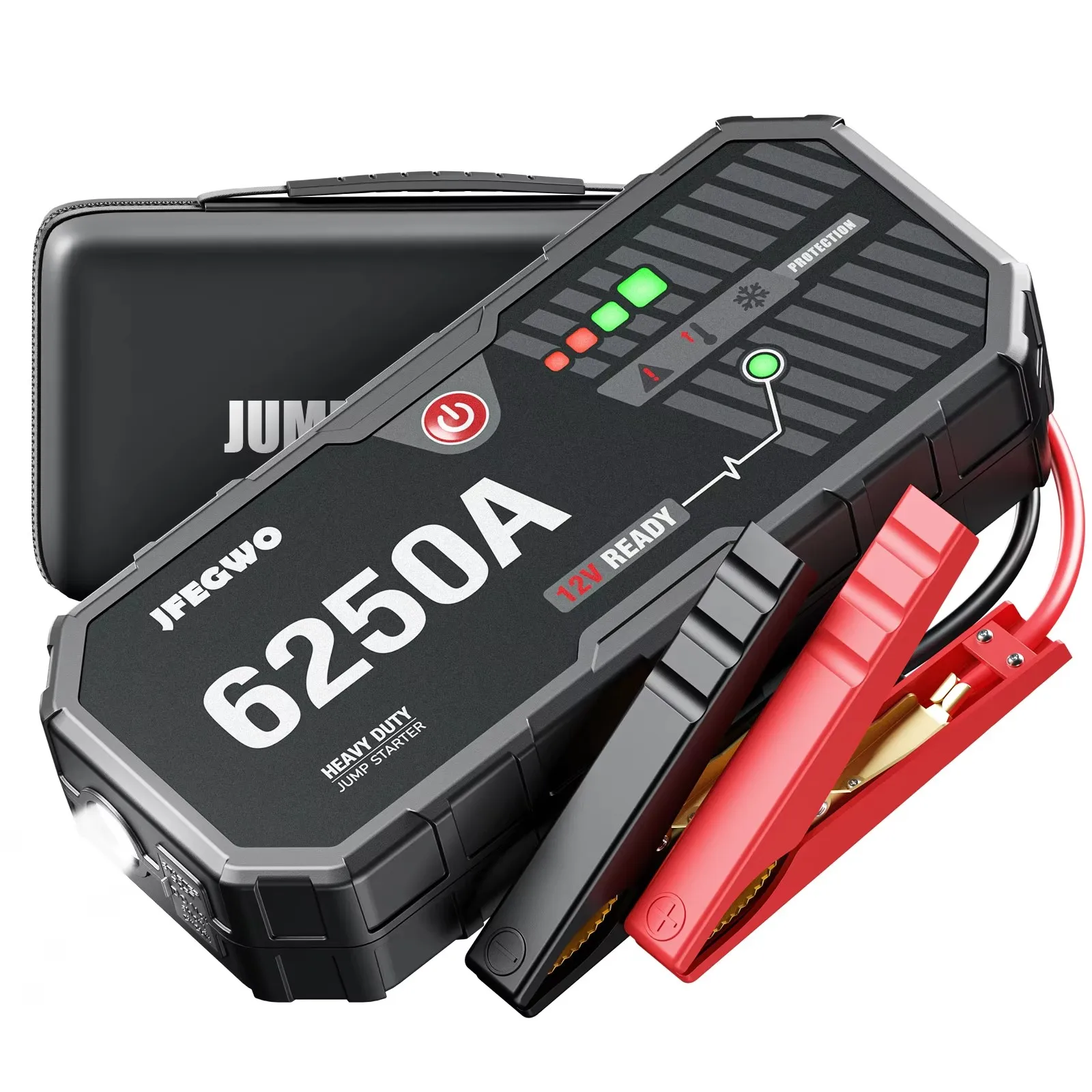 Car 6000A Portable 12V Jump Starter Power Bank 12V Auto Battery Charger Booster Starting Device