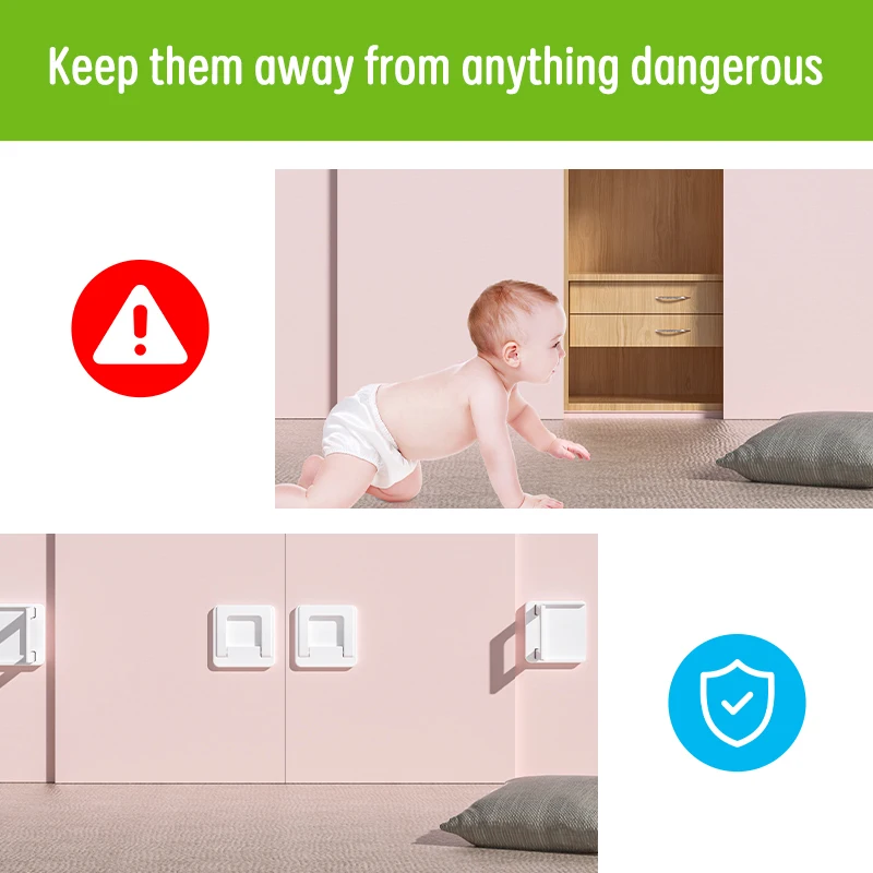 Baby Safety Slide Window Locks MIRTHBABY For Kids Patio Closet Doors Sliding Glass Door Child Lock