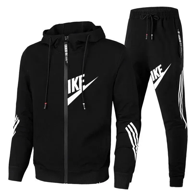 relaxed high quality men's suit, featuring a hooded sports shirt, hooded sports outfit, and long sleeved sports clothing. Relaxed high-quality men's suit, featuring a hooded sports shirt, hooded sports outfit, and long-sleeved sports clothing. 6