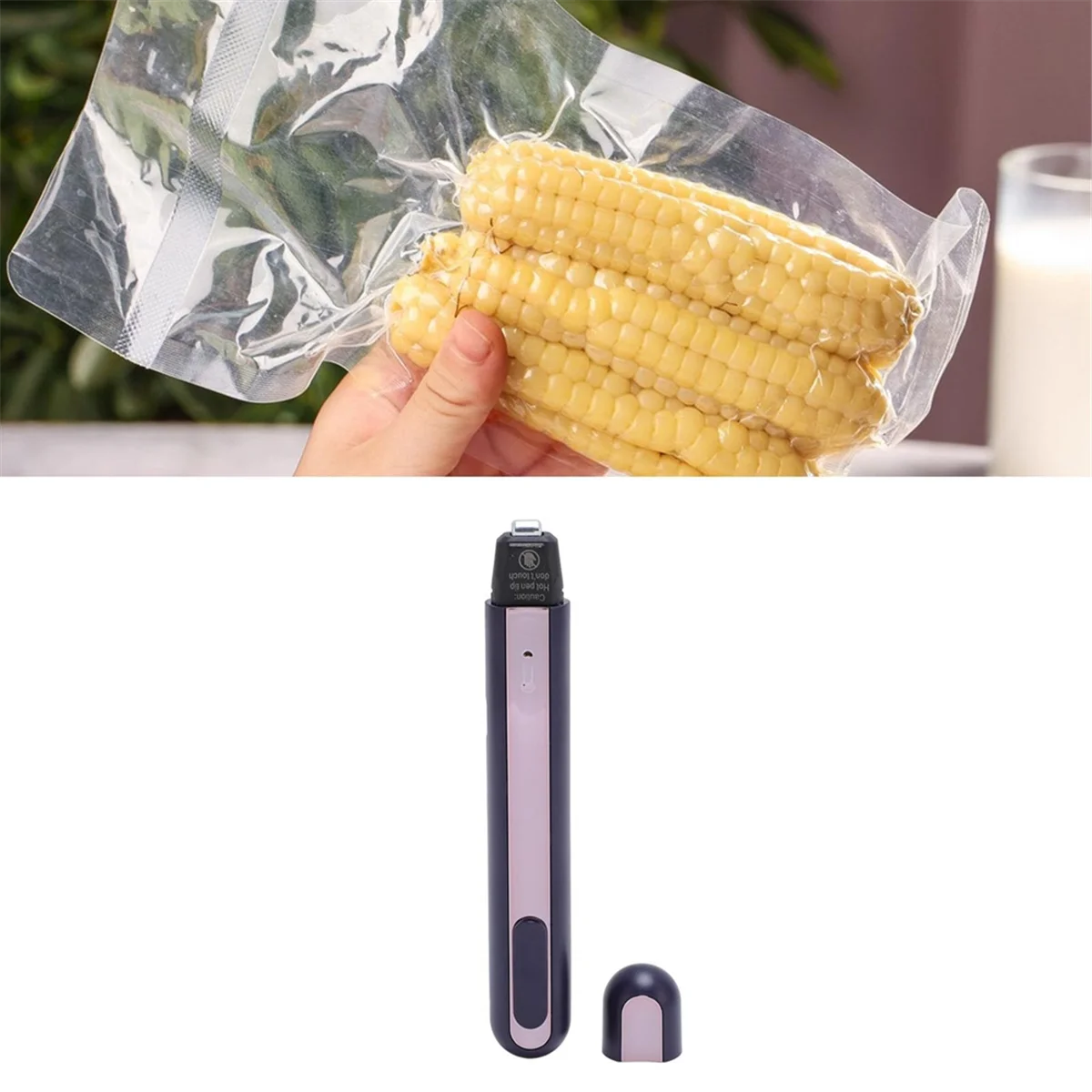SEMOIC Mini Heat- Pen Achieve 3 Sec Optimal Heat for DIY Compact Design,Seal Snack Bags Create Personalized Cards