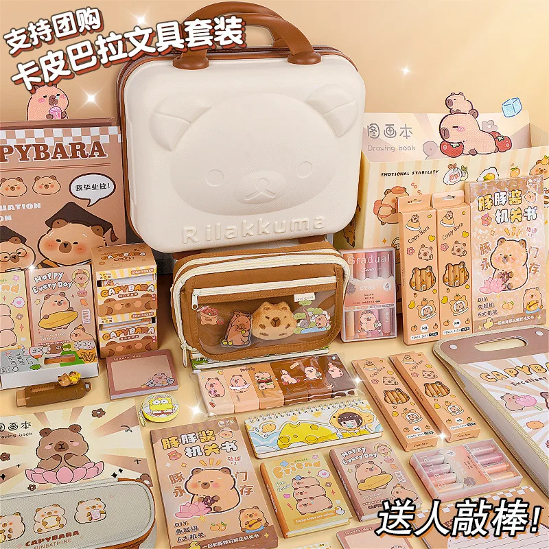 Estuche Para Lápices Capybara, Bolsa De Lápices De Dibujos Aniados De